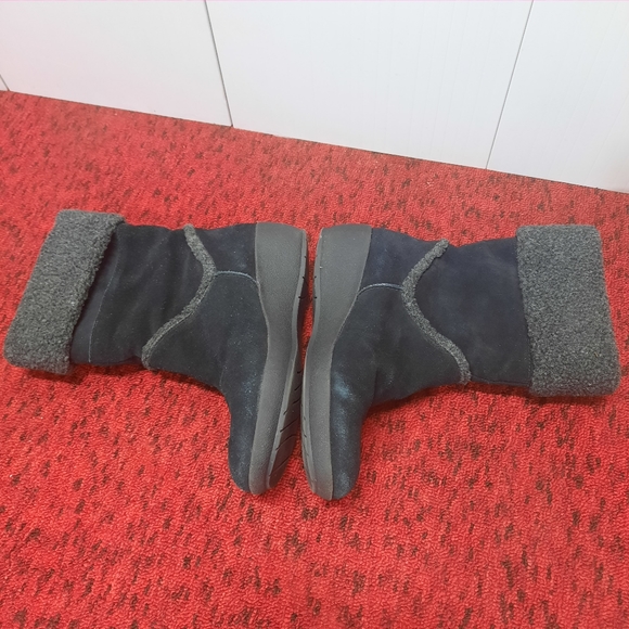Easy Spirit Winter Boots Suede Black Size 7.5W - Picture 8 of 14